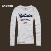 Camisa Feminina Hollister Manga Comprida Branca