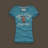 Camisa Feminina Hollister Azul +Escuro